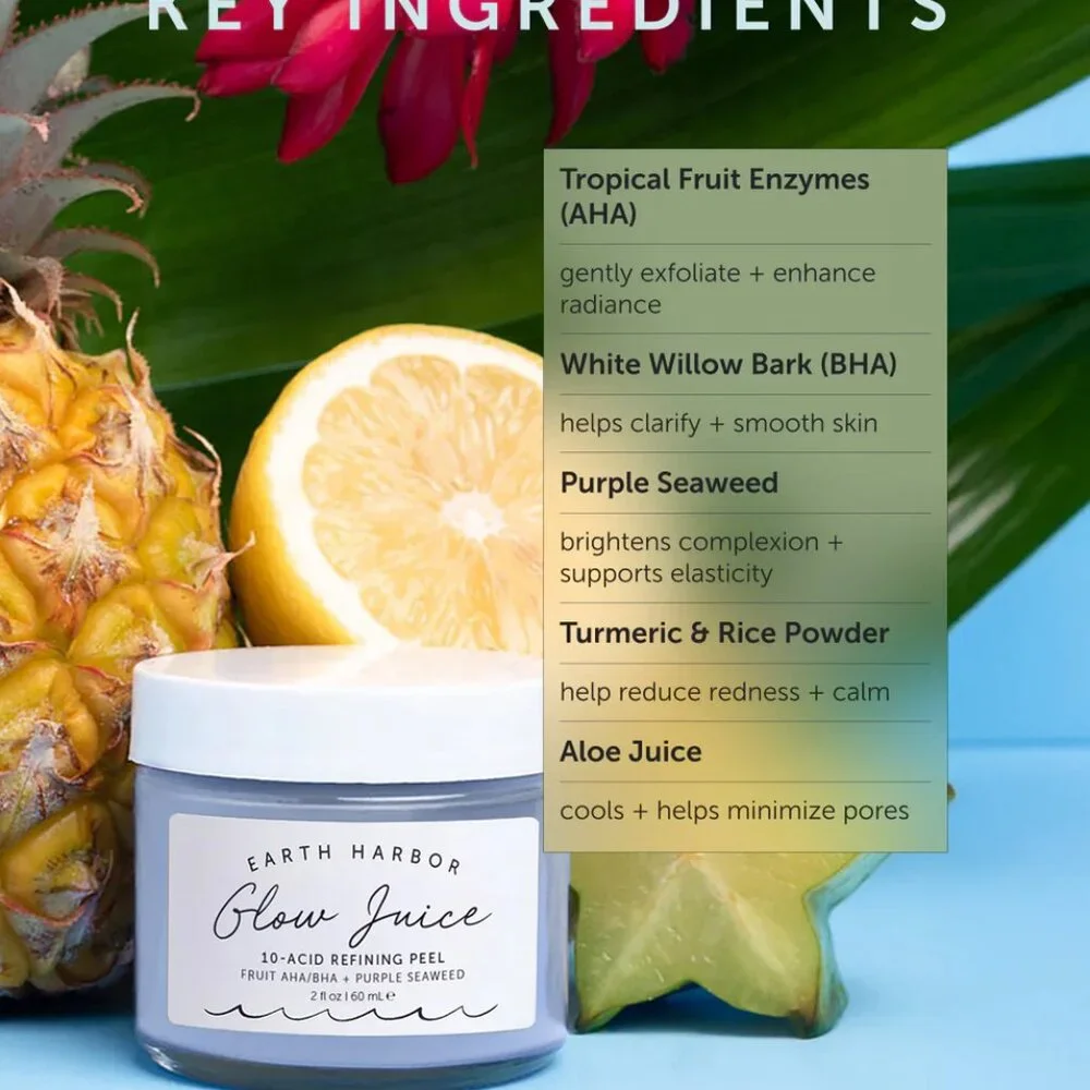 Earth Harbor Glow Juice Refining Peel
